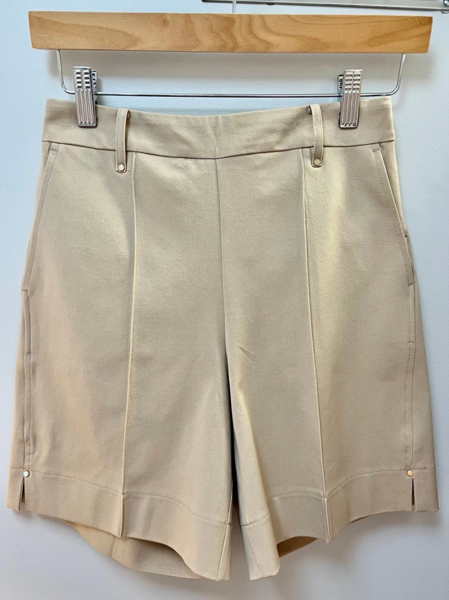 LYSSE Amanda Stretch Twill Short in Canyon - High Waisted Comfort Denim Final Sale