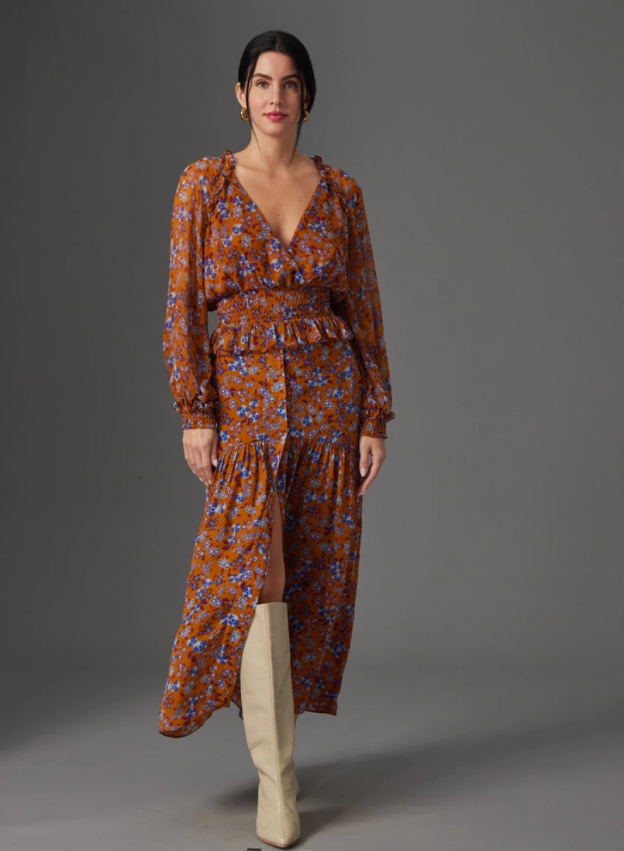 "GILNER FARRAR Isla Skirt In Tuscany - Stylish Women's Midi Skirt for Casual Wear"