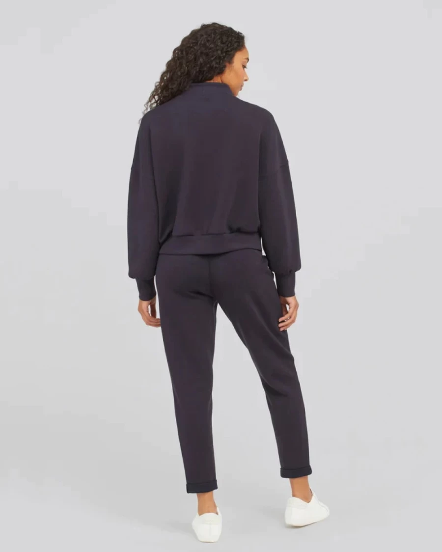 SPANX Women's Navy Tapered Pants - AIREssentials Comfort Fit