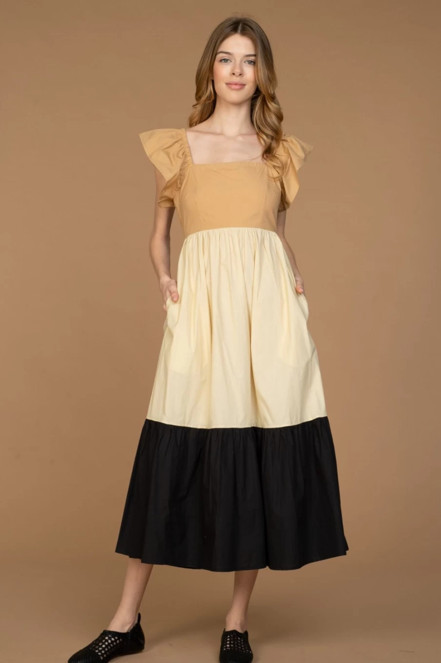 OLIVIA JAMES Brooke Colorblock Dress - Final Sale | Stylish Women's Boutique Dress