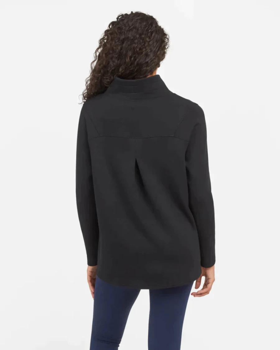 SPANX 'Got-Ya-Covered' Pullover Top in Very Black - AIREssentials Comfort Wear