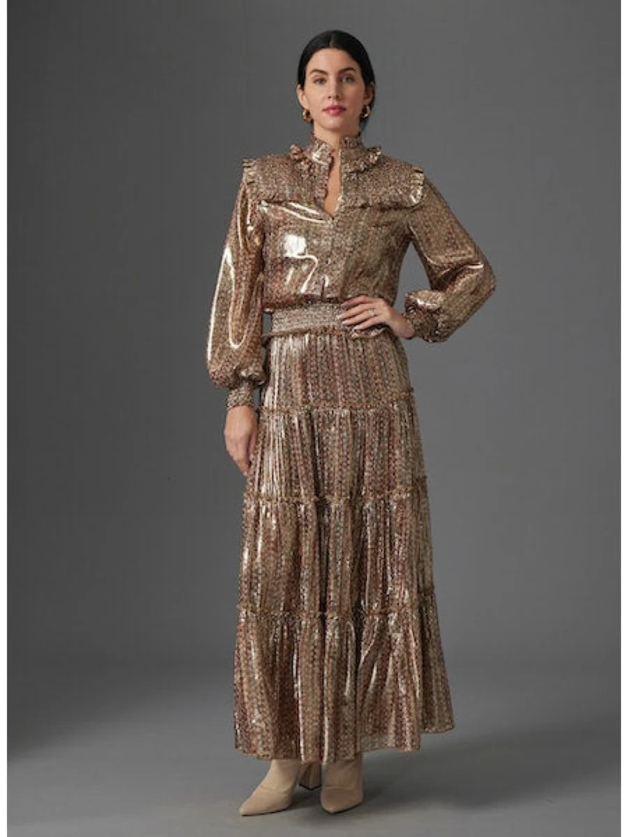 GILNER FARRAR Andra Venetian Skirt - Elegant Women's Fashion Skirt