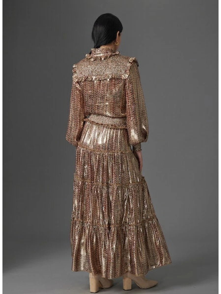 GILNER FARRAR Andra Venetian Skirt - Elegant Women's Fashion Skirt