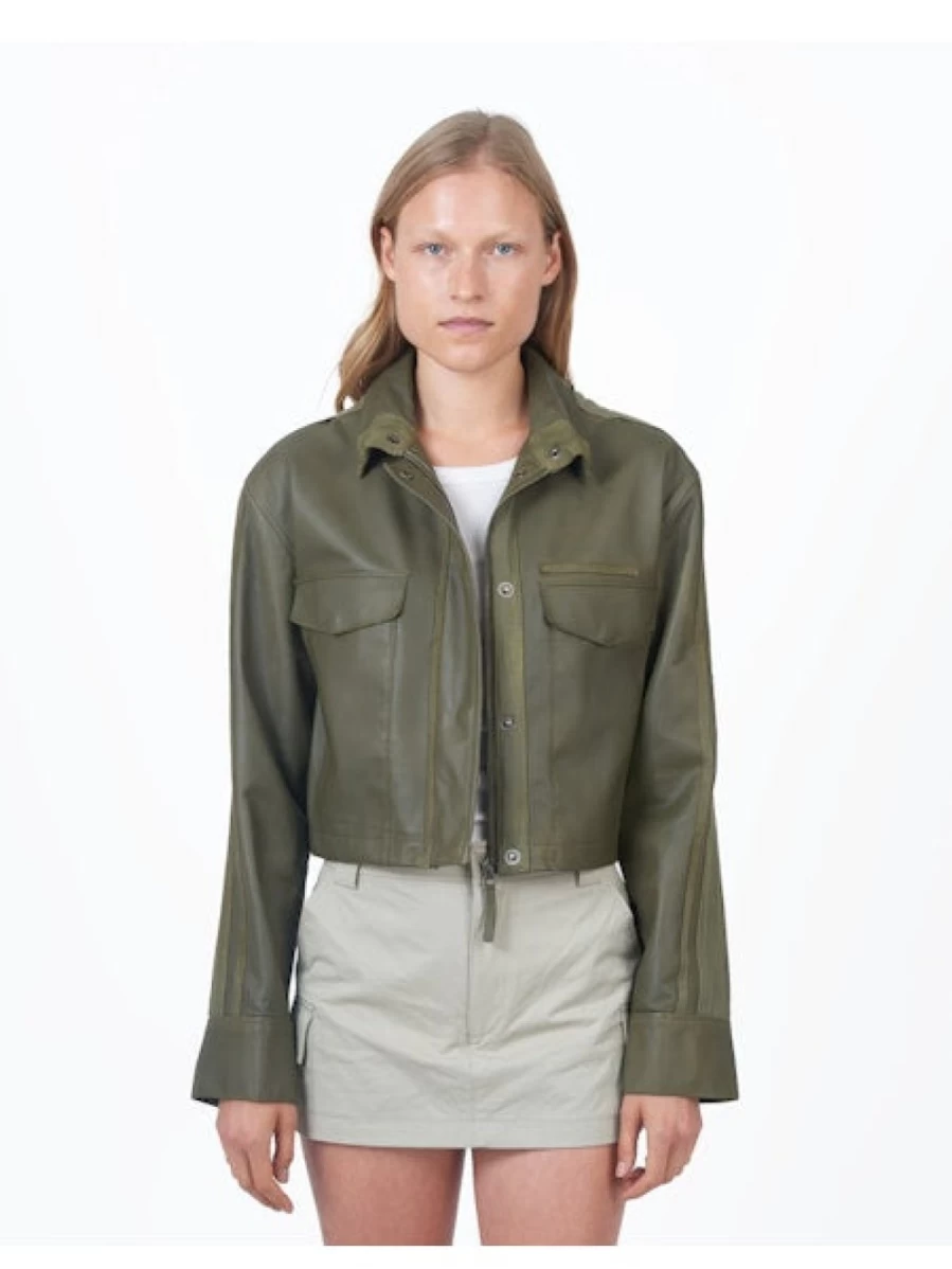 JAKETT Christina Jalapeno Green Women's Jacket - Stylish Casual Outerwear