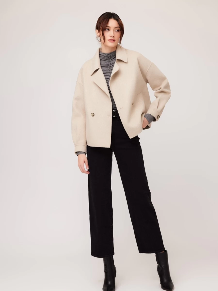 "FIFTEEN TWENTY Sand Cropped Jacket - Women's Short Casual Outerwear"