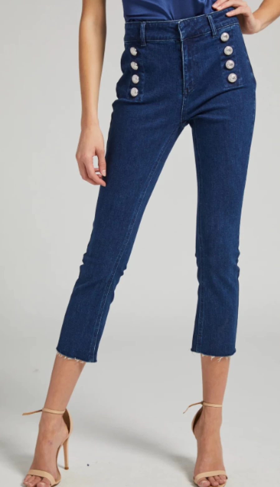 "GENERATION LOVE Justine High-Rise Indigo Denim Jeans for Women"
