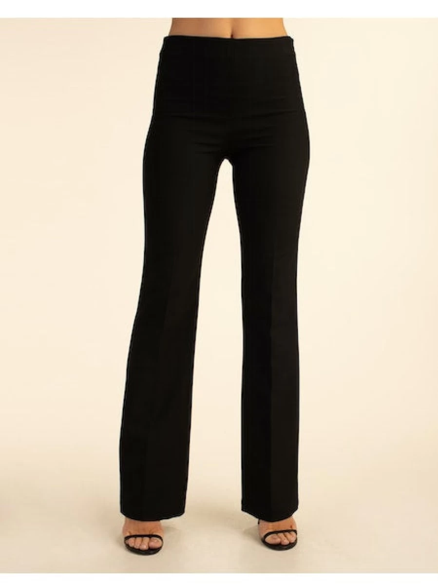 TRINA TURK Women's Chimayo Black Pants - Classic Fit Casual Trousers
