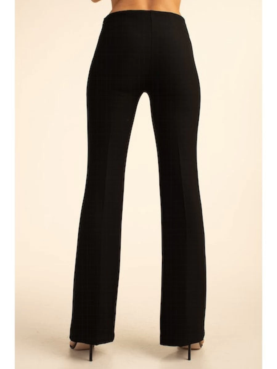 TRINA TURK Women's Chimayo Black Pants - Classic Fit Casual Trousers