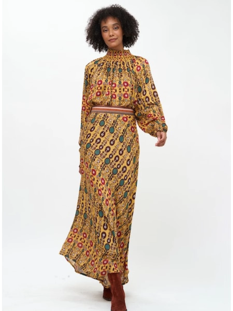 OLIPHANT Saffron Forteia Swing Skirt - Flowy A-Line Skirt for Women