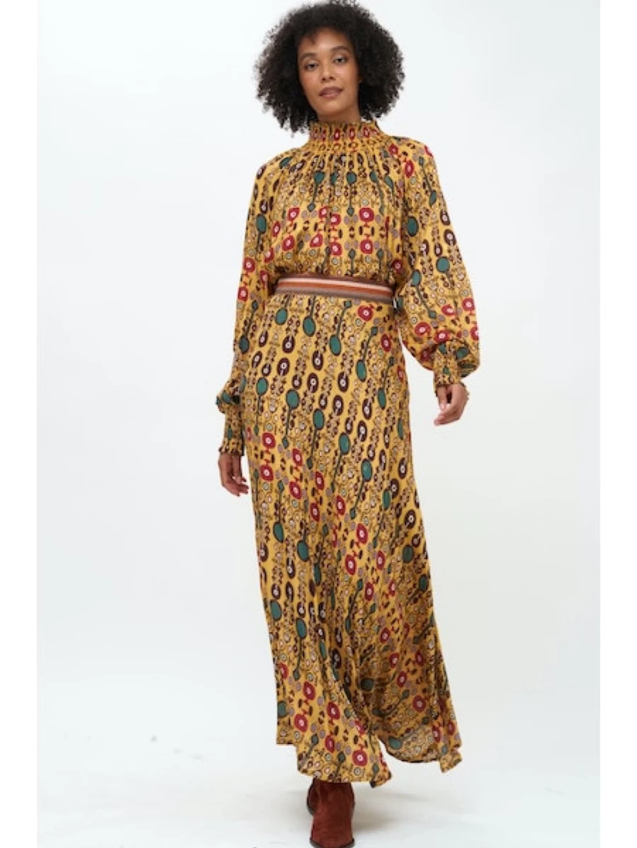 OLIPHANT Saffron Forteia Swing Skirt - Flowy A-Line Skirt for Women