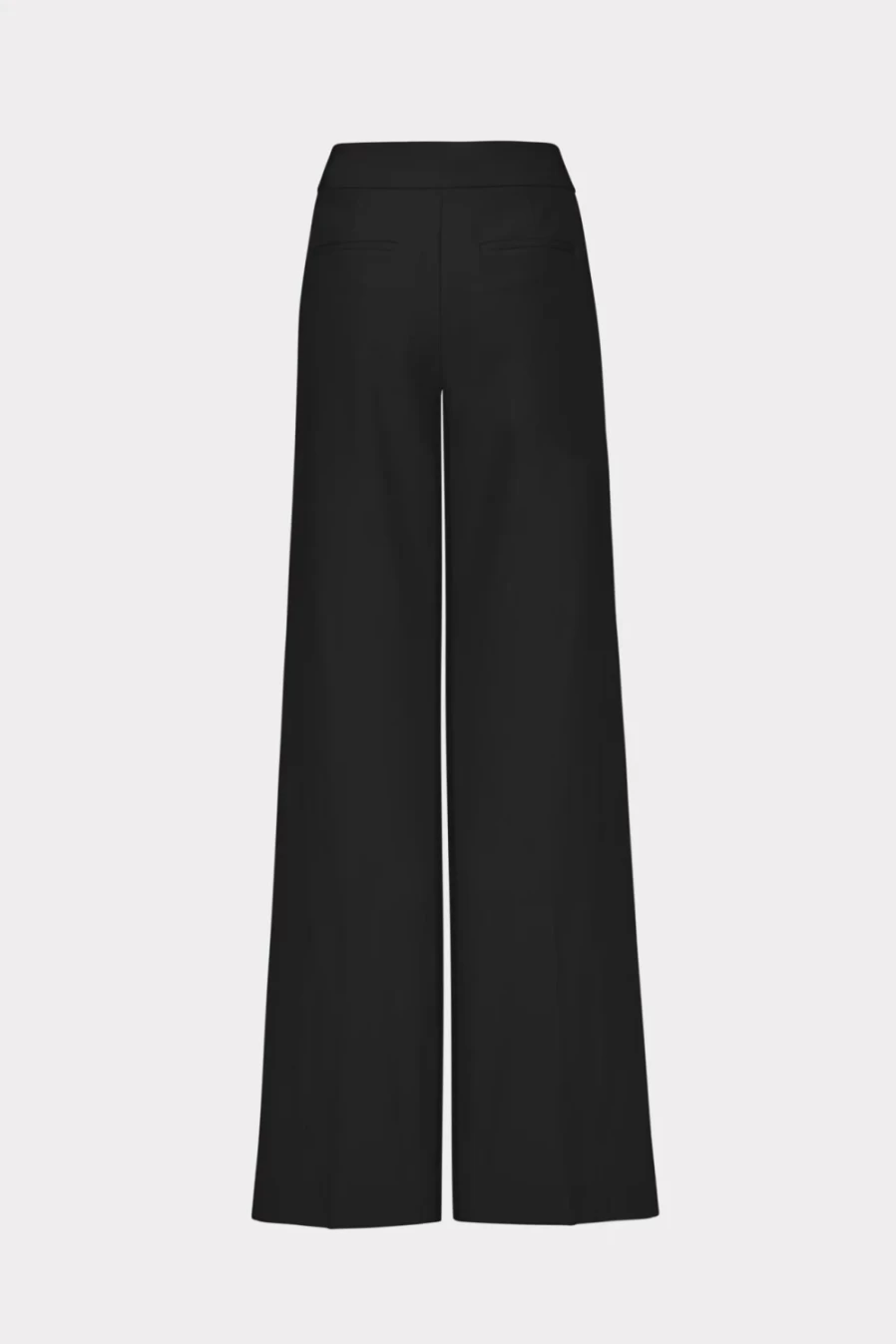 Milly Nash Cady Black Women's Pants - High-Waisted Tailored Trousers for Work & Office