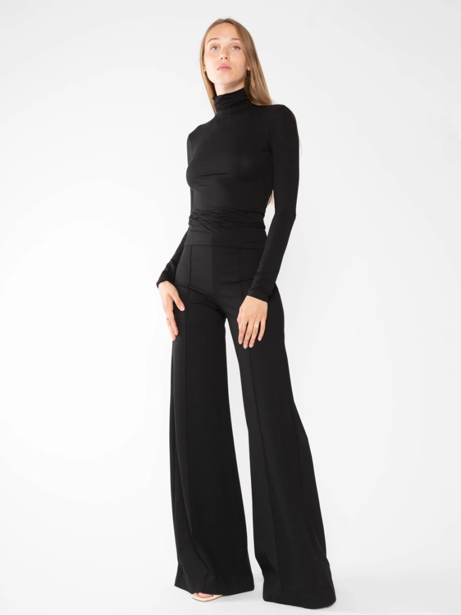 RIPLEY RADER Black Long Sleeve Turtleneck Top for Women - Stylish Comfort Fit
