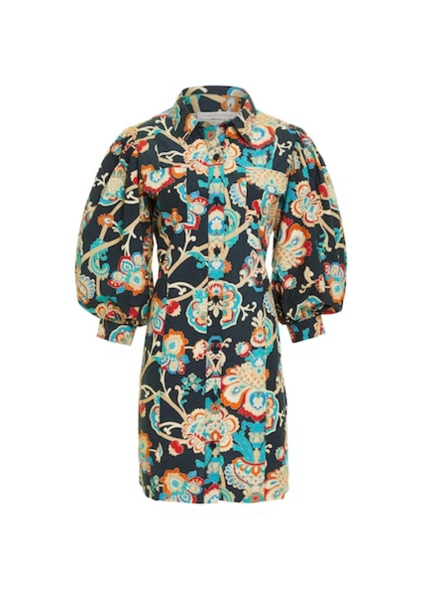 LOVE THE LABEL Sula Floral Mini Dress - Boho Print Summer Dress