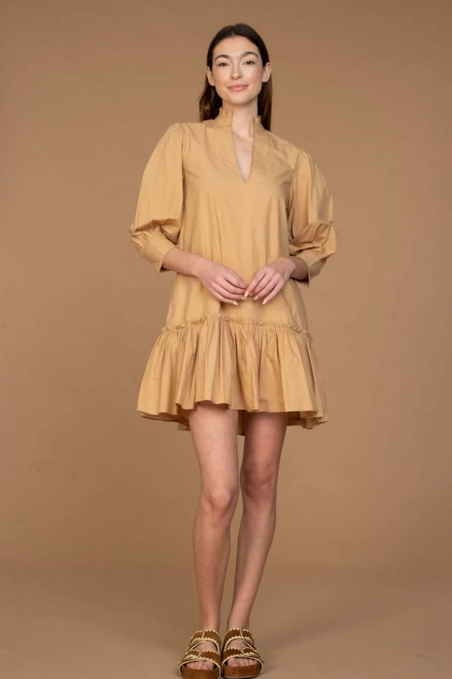 "OLIVIA JAMES Chloe Birch Dress - Elegant Women's Dress"