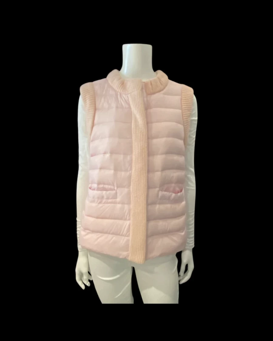 CORTLAND PARK Pink Val D'Isere Vest - Women's Lightweight Outdoor Insulated Puffer Jacket