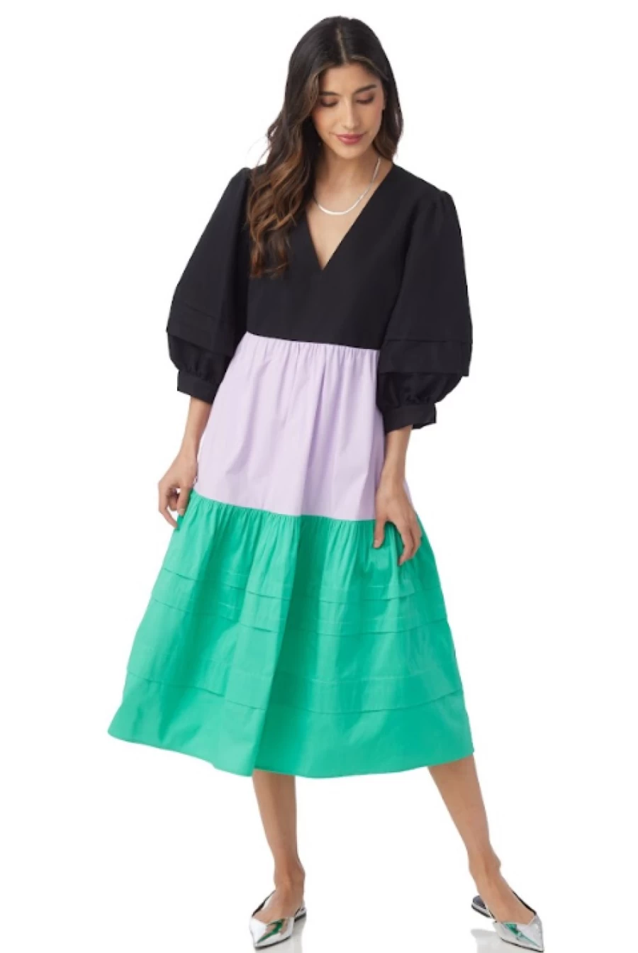 CROSBY Colorblock Wiley Dress - Final Sale | Stylish Women's Fashion