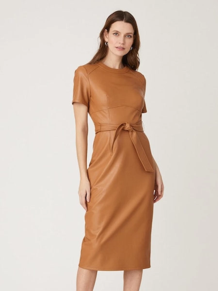 SHOSHANNA Rhonda Camel Dress - Elegant Women's Fashion for Any Occasion