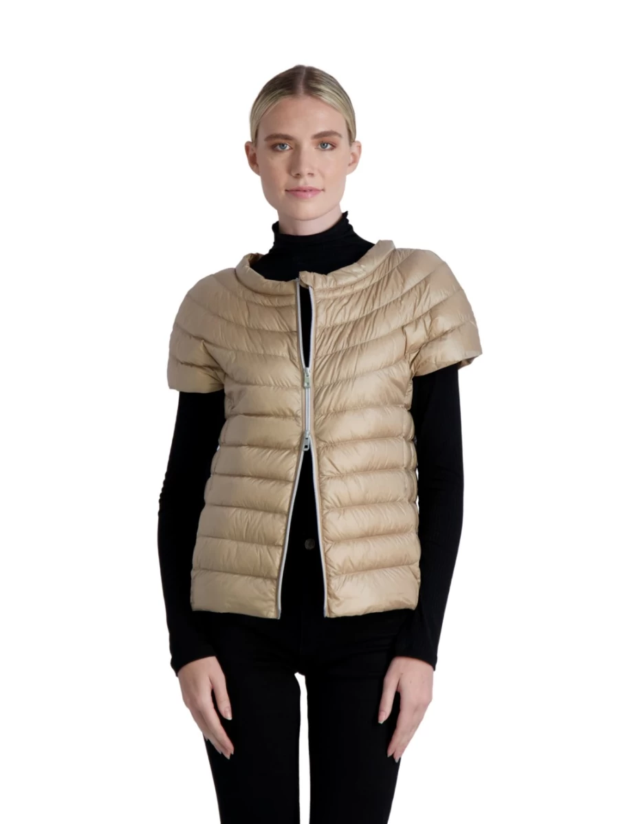 COTES OF LONDON St. Ives Camel Down Puffer Jacket - Warm Winter Coat